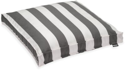 H.O.C.K. Classic Streifen Outdoor Sitzkissen 50x50x5cm grau