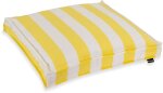 H.O.C.K. Classic Streifen Outdoor Sitzkissen 50x50x5cm gelb yellow col. 25