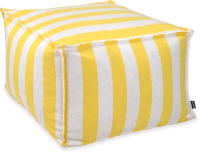 H.O.C.K. Classic Streifen Bean Cube Hocker Pouf...