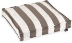 H.O.C.K. Classic Streifen Outdoor Sitzkissen 40x40x5cm taupe col. 1-20