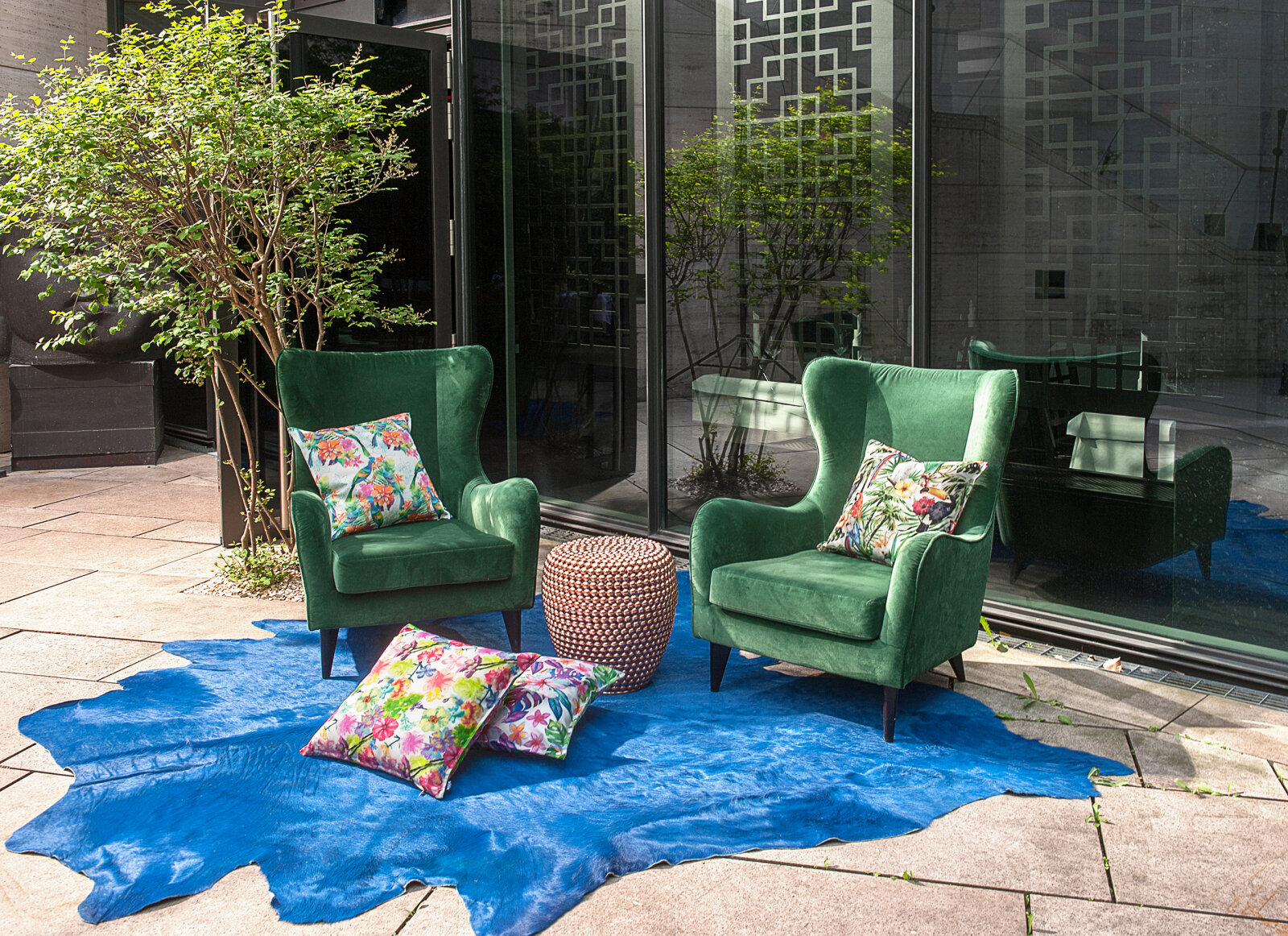 H.O.C.K. Beach Life Outdoor Sitzkissen BLISS 45x45x6cm Garden 03