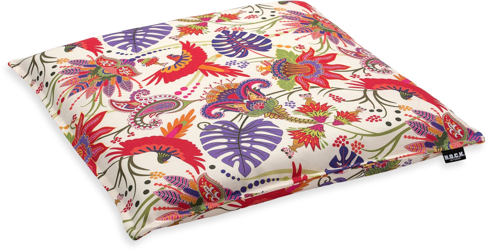 H.O.C.K. Leila Garden Outdoor Sitzkissen mit Biese BLISS 45x45x6cm