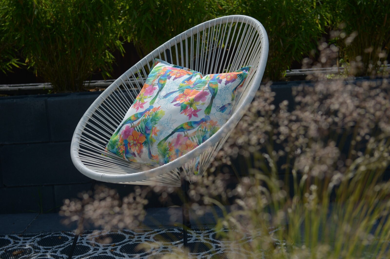 H.O.C.K. Beach Life Outdoor Sitzkissen BLISS 45x45x6cm Paradise 01