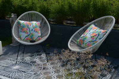 H.O.C.K. Beach Life Outdoor Sitzkissen BLISS 45x45x6cm Paradise 01