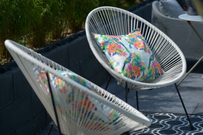H.O.C.K. Beach Life Outdoor Sitzkissen BLISS 45x45x6cm Paradise 01