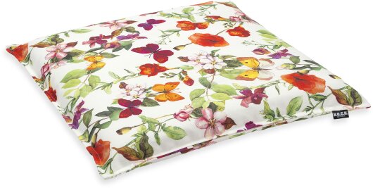 H.O.C.K. Sweet Butterfly Outdoor Sitzkissen mit Biese Schmetterling-Motiv 45x45x4cm