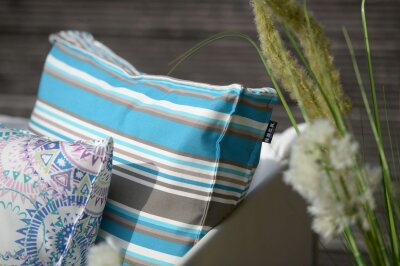 H.O.C.K. Beach Life Outdoor Sitzkissen BLISS 45x45x6cm...
