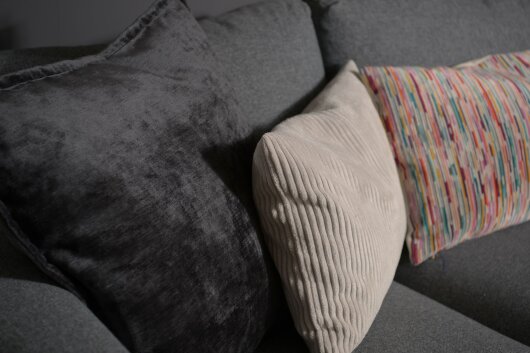 H.O.C.K. Corduroy cord Kissen 60x40cm beige col. 83
