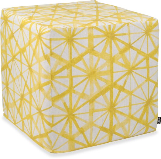 H.O.C.K. Kami Outdoor Hocker eckig 45x45x45cm gelb col. 06 malle