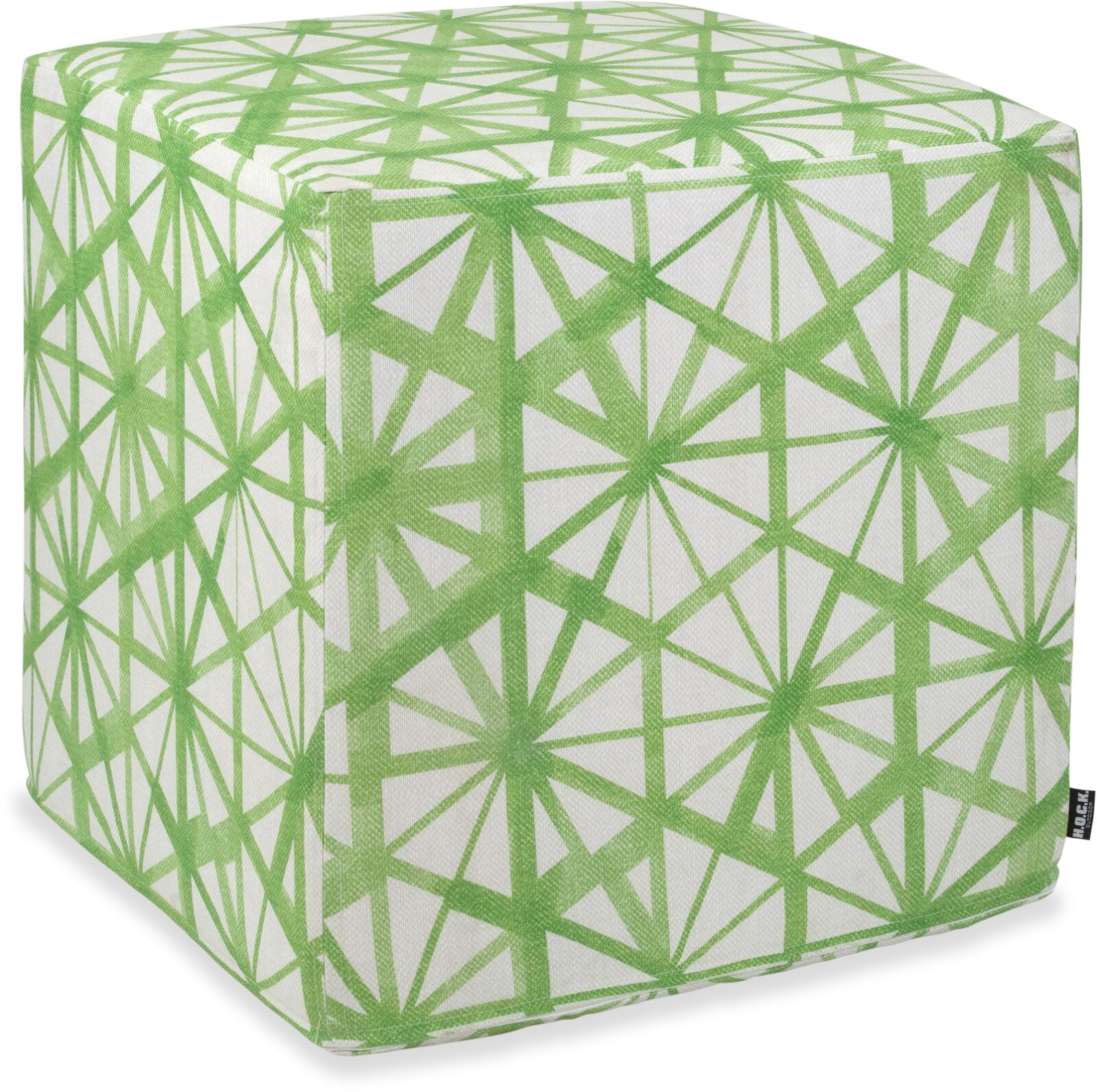 H.O.C.K. Kami Outdoor Hocker eckig 45x45x45cm grün col. 03 malle