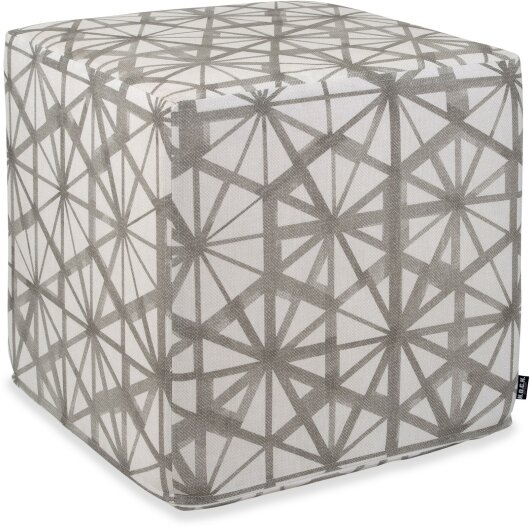 H.O.C.K. Kami Outdoor Hocker eckig 45x45x45cm taupe - hellgrau col. 01 malle