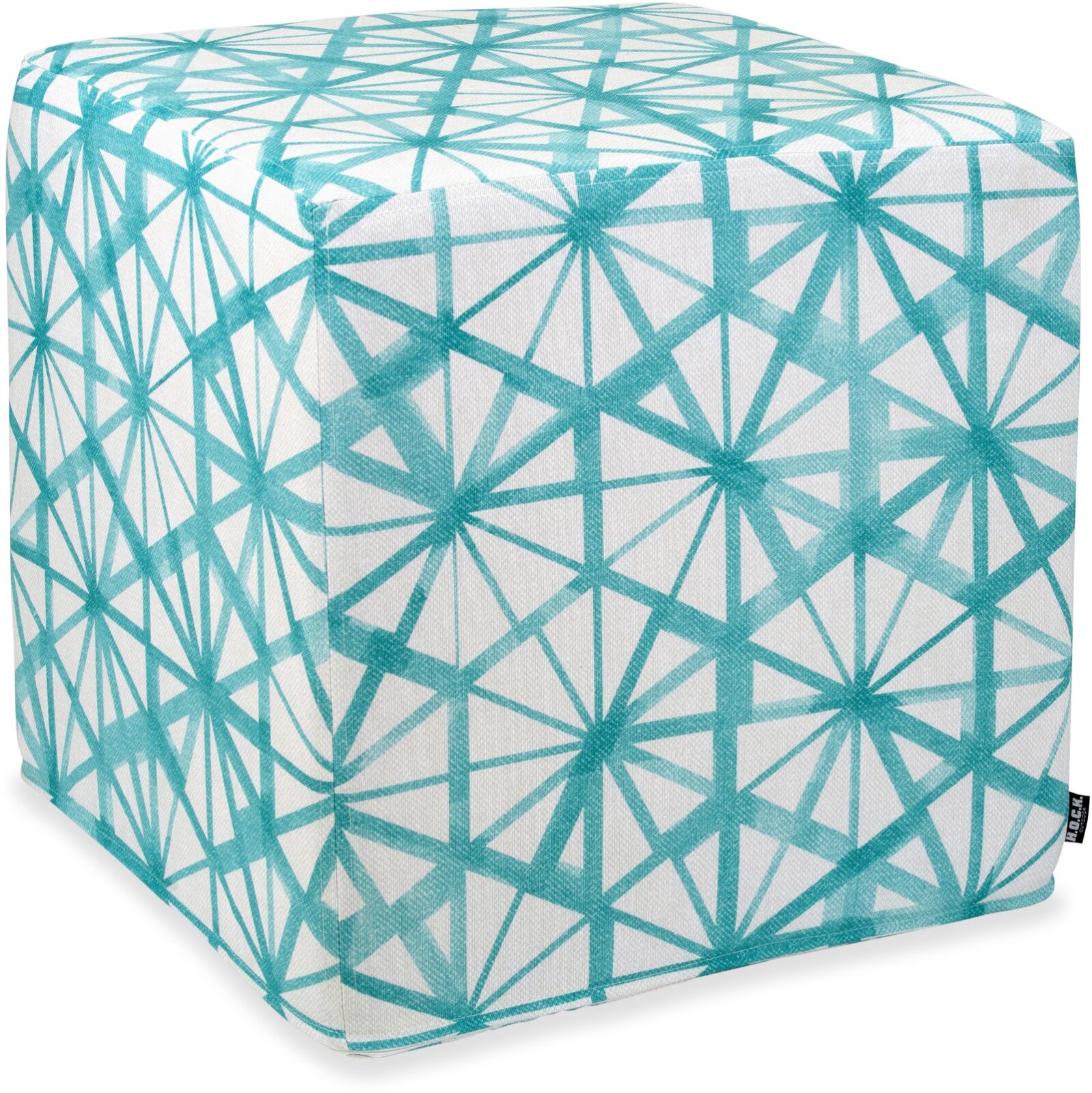 H.O.C.K. Kami Outdoor Hocker eckig 45x45x45cm türkis aqua col. 05 malle