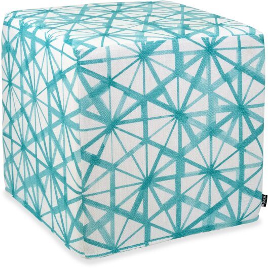 H.O.C.K. Kami Outdoor Hocker eckig 45x45x45cm türkis aqua col. 05 malle