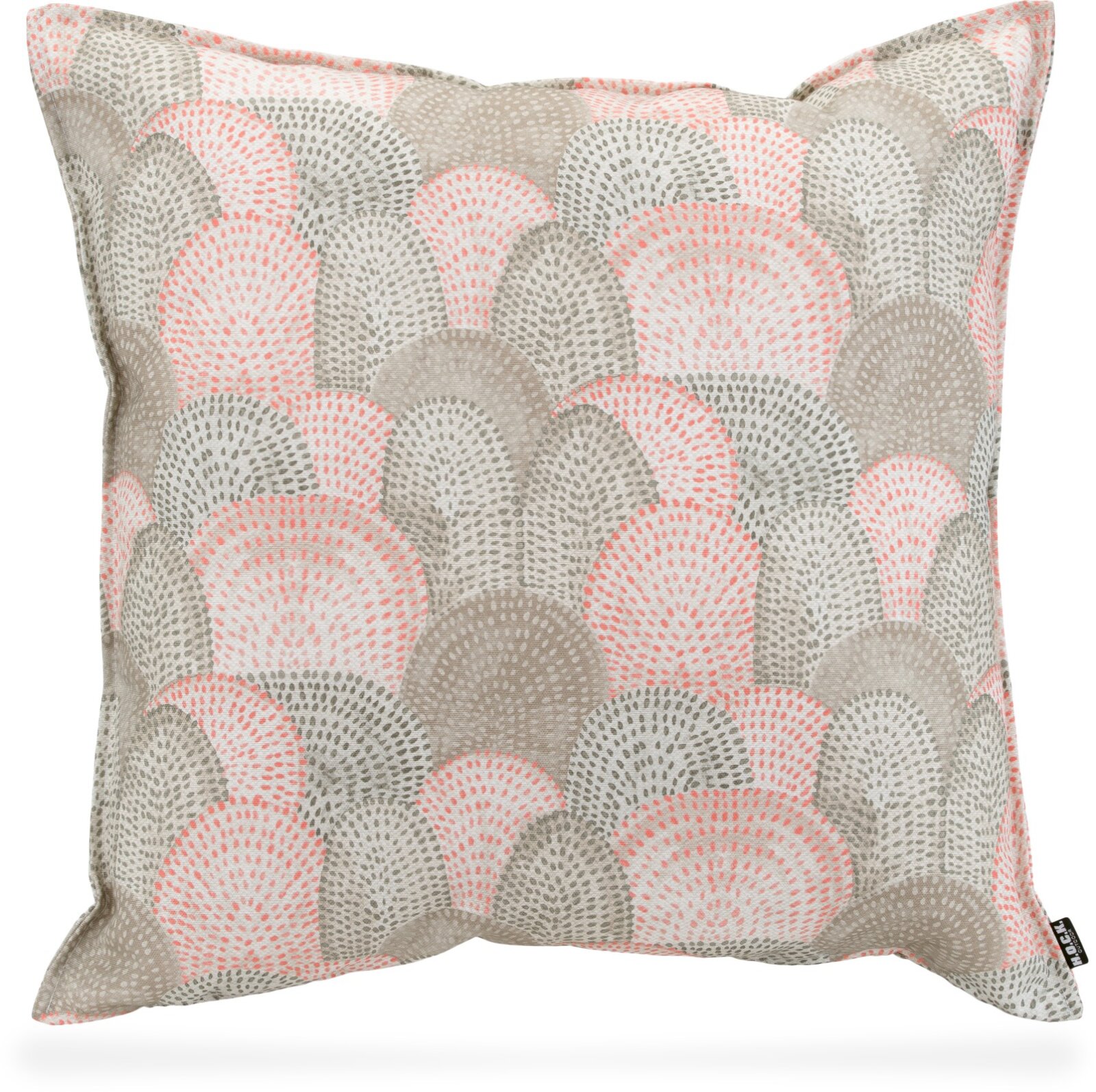 H.O.C.K. Bilbao Outdoor Kissen mit Biese 60x60cm coral col. 02 malle