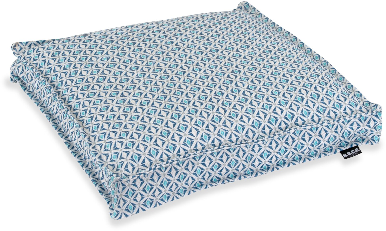 H.O.C.K. Yuri Outdoor Sitzkissen 40x40x5cm col. 04 blau malle