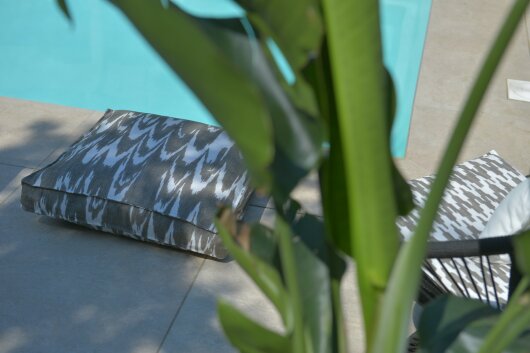 H.O.C.K. Amarador Outdoor Sitzkissen Palettenkissen Bodenkissen BODO 60x60x10cm taupe col. 100