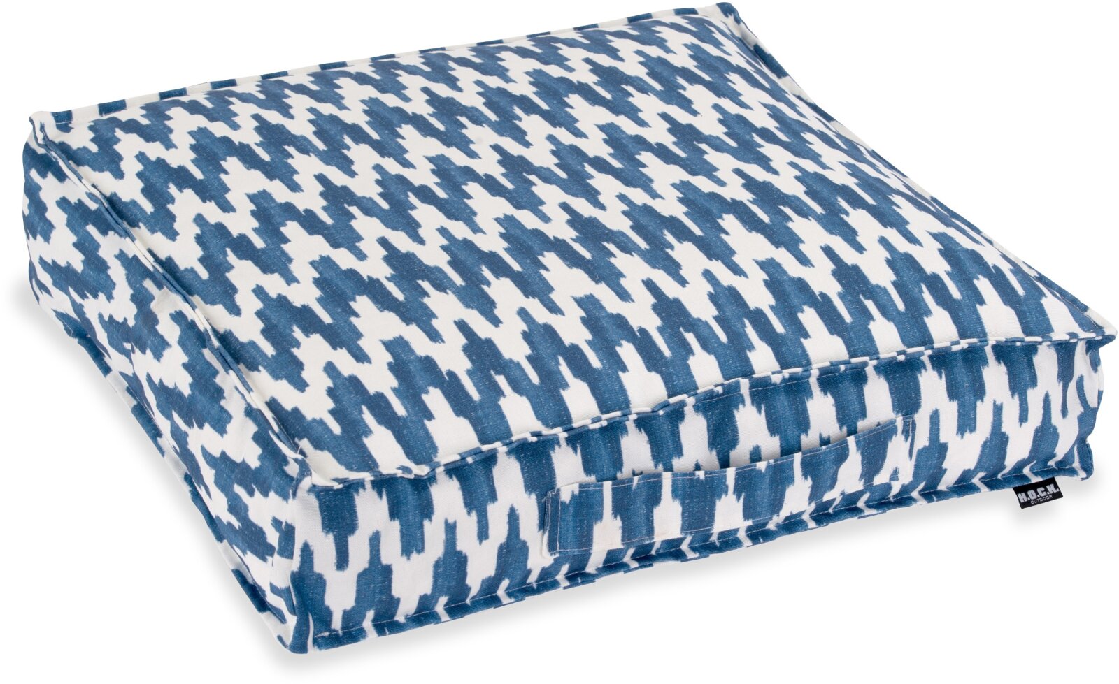 H.O.C.K. Portal Outdoor Matratzenkissen 50x50x10cm col. 03 blau