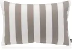 H.O.C.K. Classic Streifen Outdoor Kissen 60x40cm taupe col. 1-20