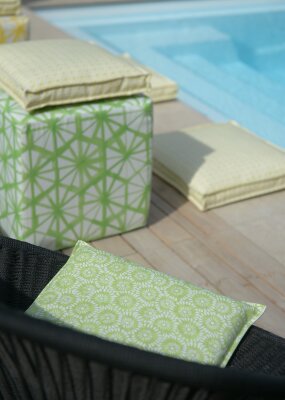 H.O.C.K. Yuno Outdoor Sitzkissen mit Biese BLISS...