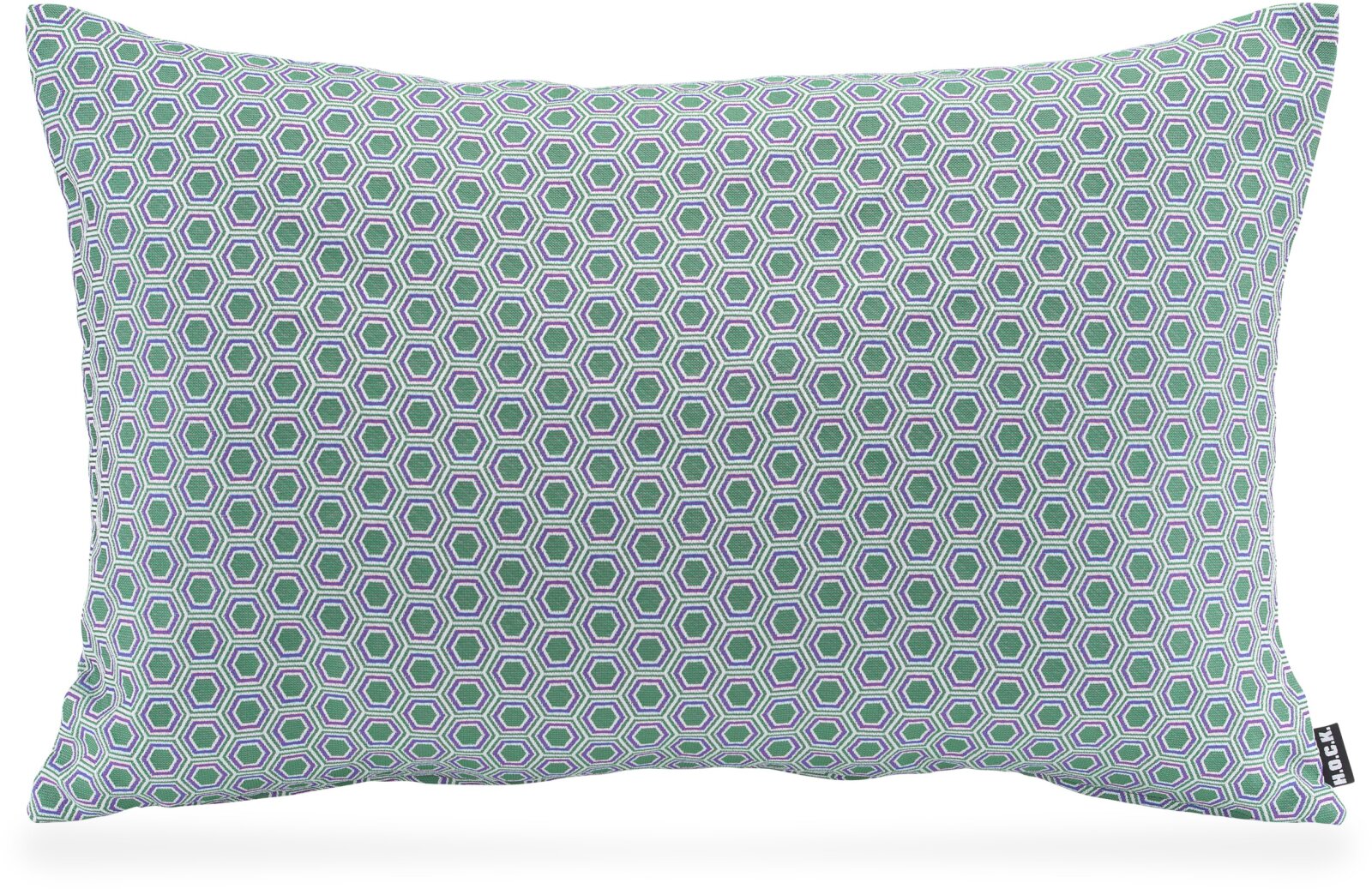 H.O.C.K. Kappi Kissen 60x40cm grün lila