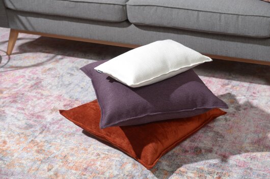 H.O.C.K. Mali Sitzkissen 40x40x6cm lila mauve col. 80