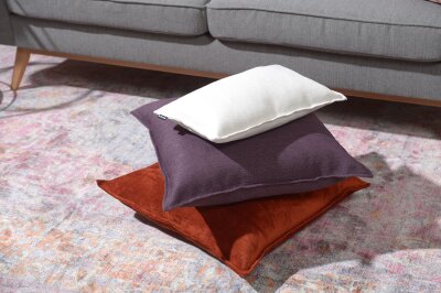 H.O.C.K. Mali Sitzkissen 40x40x6cm lila mauve col. 80