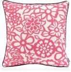 H.O.C.K. Paloma Outdoor Kissen mit Keder 50x50cm floral pink