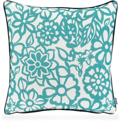 H.O.C.K. Paloma Outdoor Kissen mit Keder 50x50cm floral...