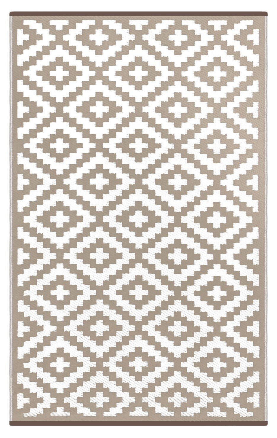 H.O.C.K. Outdoor Teppich Nirvana taupe white 150x240cm