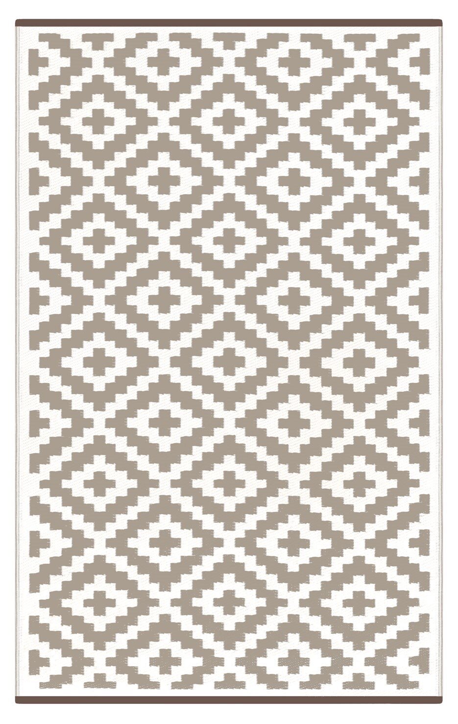 H.O.C.K. Outdoor Teppich Nirvana taupe white 150x240cm