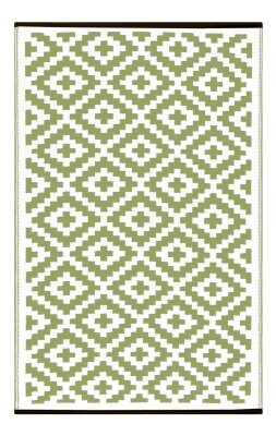 H.O.C.K. Outdoor Teppich Nirvana green white 120x180cm