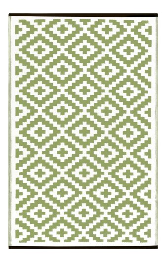 H.O.C.K. Outdoor Teppich Nirvana green white 150x240cm