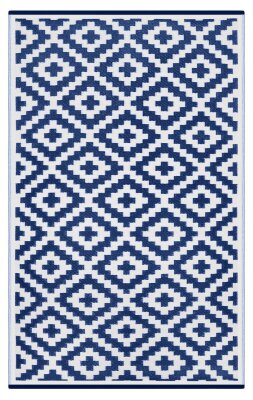 H.O.C.K. Outdoor Teppich Nirvana blue marine white 120x180cm
