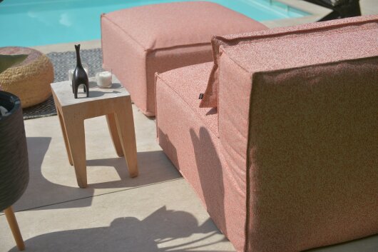 H.O.C.K. Zola Outdoor Lounge Sessel ca. 105x95x35cm (Rückenhöhe ca. 70 cm) Lore col. orange 2008