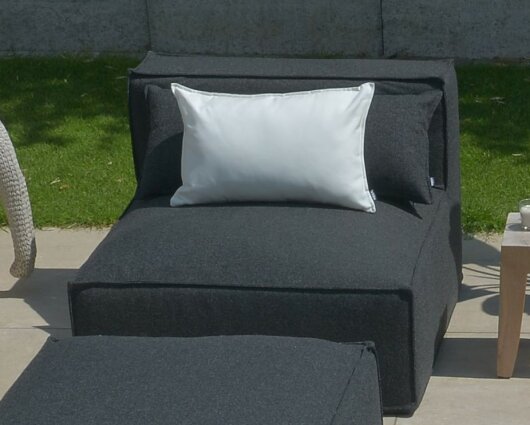 H.O.C.K. Zola Outdoor Lounge Sessel ca. 105x95x35cm (Rückenhöhe ca. 70 cm) Lore col. anthrazit 7015