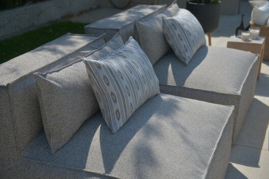 H.O.C.K. Zola Outdoor Lounge Sessel ca. 105x95x35cm (Rückenhöhe ca. 70 cm) Lore col. anthrazit 7015