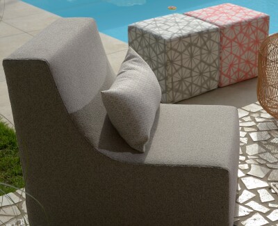 H.O.C.K. CHAIRY-FOAM Outdoor ca. 73x68x55cm LORE col....