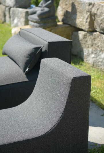 H.O.C.K. CHAIRY-FOAM Zola Outdoor ca. 73x68x55cm LORE col. anthrazit 7015