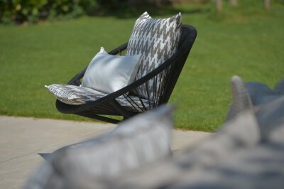 H.O.C.K. Portal Outdoor Dekokissen 50x50cm mit Biese col. 100 taupe