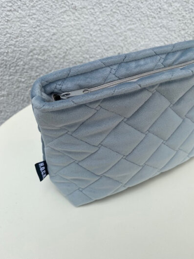 H.O.C.K. Cosmetic Bag COSIMA Kosmetiktasche Kulturbeutel Nobile soft baby blue