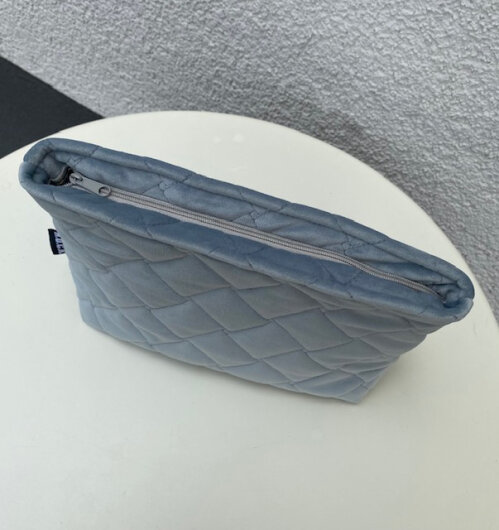 H.O.C.K. Cosmetic Bag COSIMA Kosmetiktasche Kulturbeutel Nobile soft baby blue