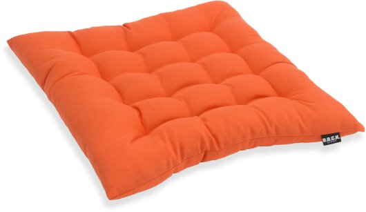 H.O.C.K. 16-Punkt-Steppkissen Outdoor STEPPY ca. 40x40x6cm Classic uni orange