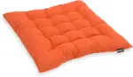 H.O.C.K. 16-Punkt-Steppkissen Outdoor STEPPY ca. BLISS 40x40x6cm Classic uni orange