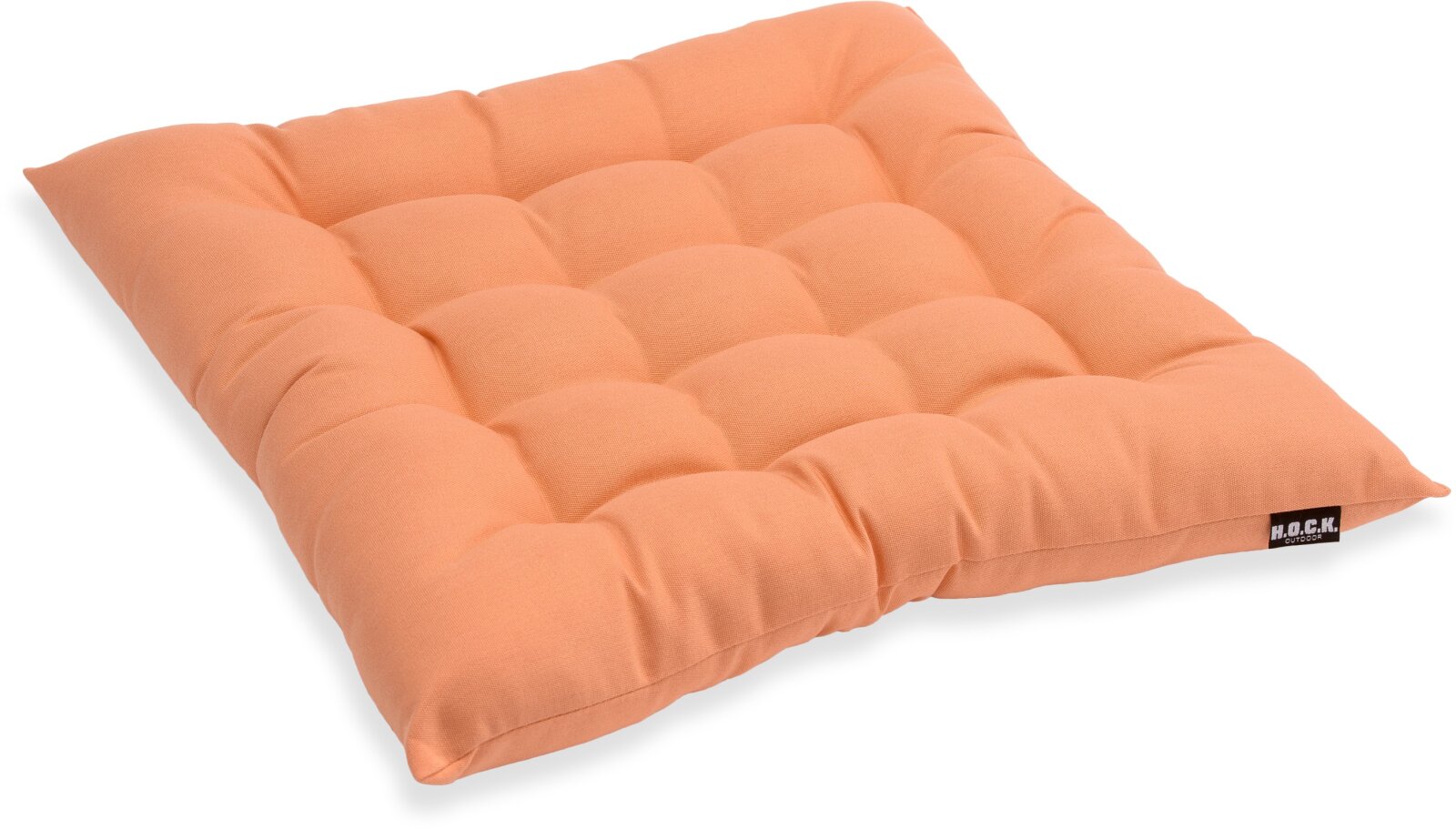 H.O.C.K. 16-Punkt-Steppkissen Outdoor STEPPY ca. BLISS 40x40x6cm Classic uni salmon