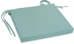 H.O.C.K. Classic Uni Outdoor Stuhlkissen NORM mit Bändern 40x40x4cm manzana