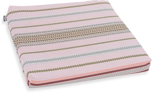 H.O.C.K. Lola Outdoor Stuhlkissen NORM 40x40x4cm flieder rosa stripes sun boho