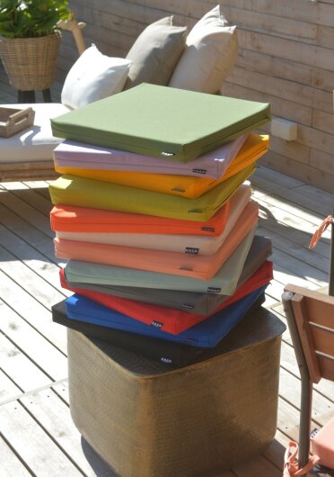 H.O.C.K. Classic Uni Outdoor Stuhlkissen NORM 40x40x4cm in verschiedenen Farben