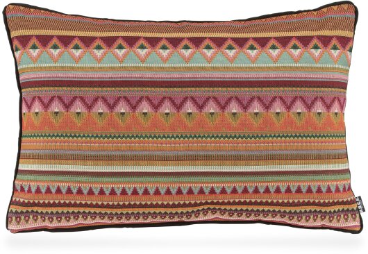 H.O.C.K. Berto Outdoor Kissen mit Keder 60x40cm col. 1 terra multi sun boho