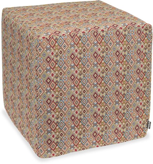 H.O.C.K. Juan Outdoor Hocker eckig 45x45x45cm bunt multi col. 01 sun boho