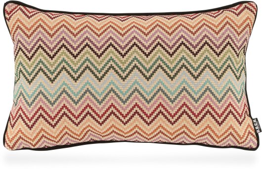 H.O.C.K. Maribel Outdoor Kissen mit Keder 50x30cm col. 1 multi Zick-Zack sun boho